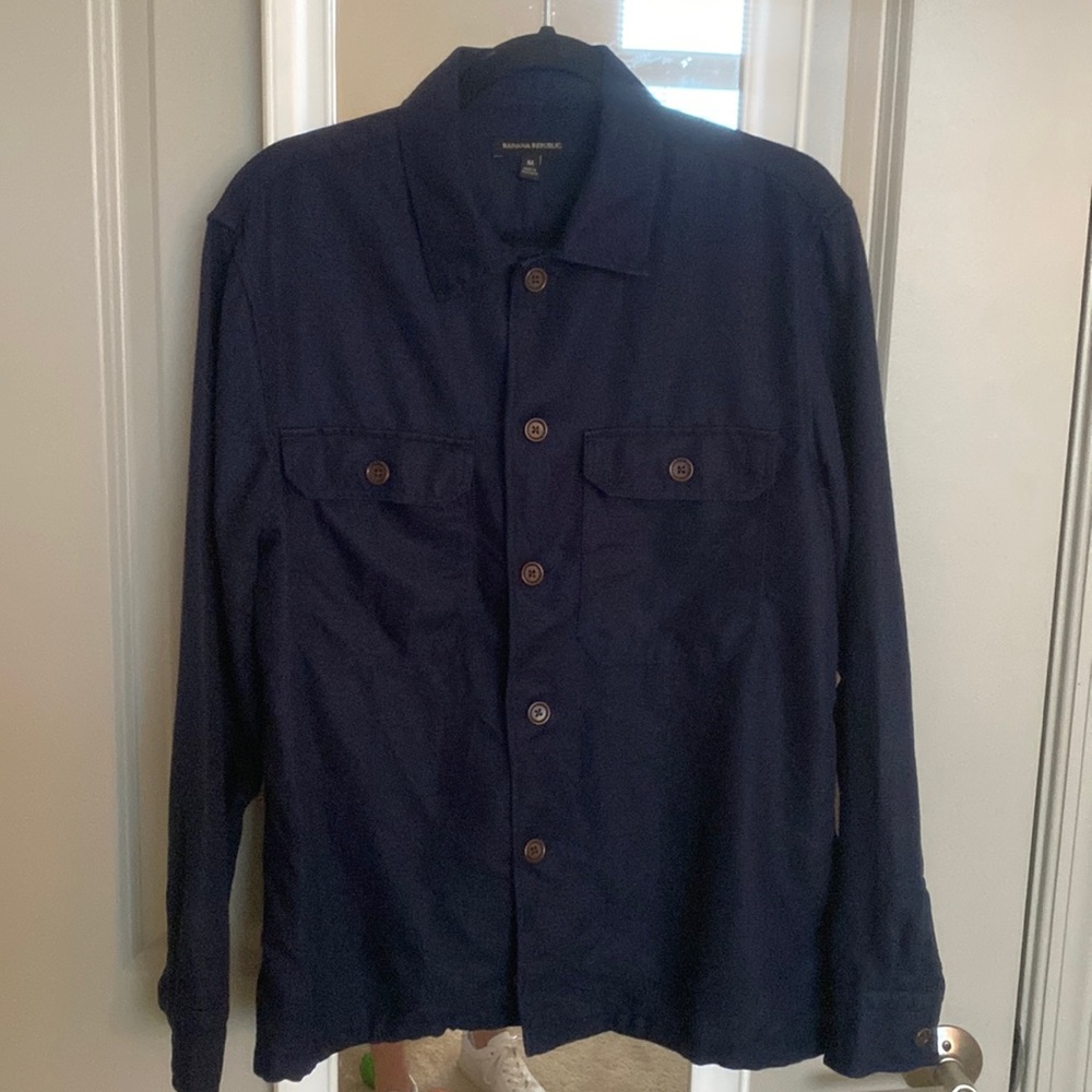 Men’s Banana Republic Navy Blue Overshirt